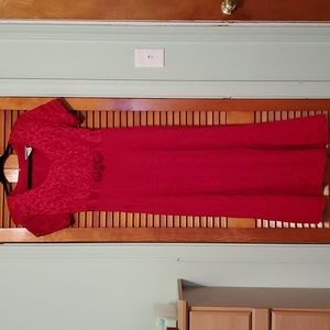 Beautiful long red dress